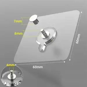 AsilTech Ultra Güçlü Vantuzlu Askı