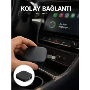 AsilTech USB Girişli Tak Çalıştır Kablosuz Android Auto Cihazı Yeni Nesil