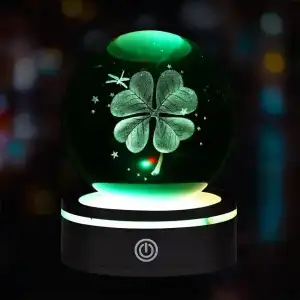 AsilTech USBli Yonca Tasarımlı Dönen Cam Küre