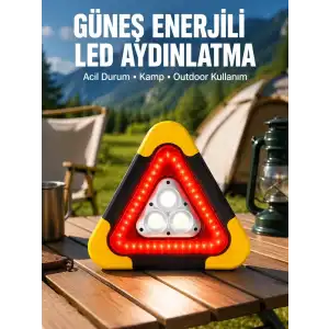 AsilTech USB Şarjlı Çok Modlu Acil Durum Feneri  Yeni Nesil