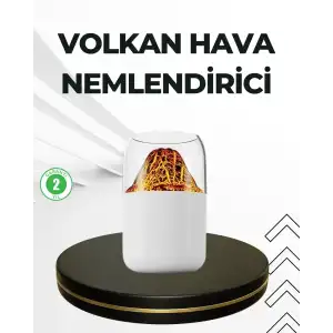 AsilTech USB Şarjlı Volkanik Tasarımlı Buhar Makinesi