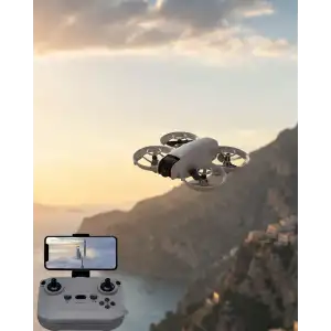 AsilTech Uzaktan Kumandalı Mini Drone HD Kamera Işıklı Tasarım
