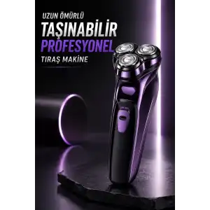 AsilTech Uzun Ömürlü Taşınabilir Profesyonel Tıraş Makine