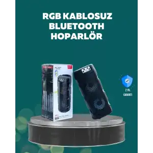 AsilTech Uzun Pil Ömrü Sunan Kablosuz Bluetooth Hoparlör