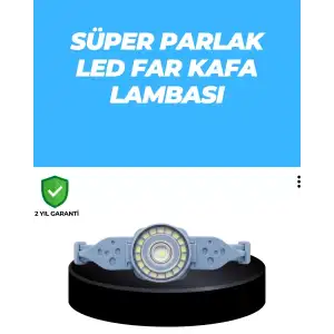 AsilTech Uzun Pil Ömürlü Kamp ve Dağcılık Kafa Lambası