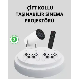 AsilTech Wi-Fi 6 ve Bluetooth 5.0 Destekli 4K Akıllı Projeksiyon Cihazı
