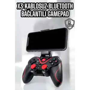 AsilTech X3 Gamepad Oyun Kolu Bluetooth Bağlantılı Gamestick Android Uyumlu