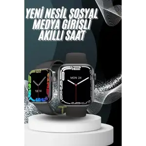 AsilTech Yeni Model Akıllı Saat Dokunmatik Ekran Unisex Amoled Ekran 44 mm
