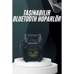 AsilTech Yeni Nesil Bluetooth Hoparlör USB TF Kart Girişli Çoklu Bağlantı