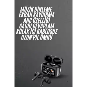 AsilTech Yeni Nesil Pro Ekranlı Bluetooth Kulaklık 5.0 Bluetooth