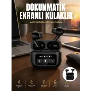 AsilTech Yeni Nesil Pro Ekranlı Bluetooth Kulaklık 5.0 Bluetooth Yeni Nesil