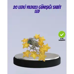 AsilTech Yıldız Figürlü Led Şerit Işık 5m İç Mekan Dekor Aydınlatma