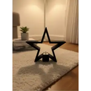 AsilTech YILDIZ MUMLUK SİYAH