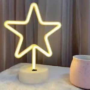 AsilTech Yıldız Neon LED Lamba