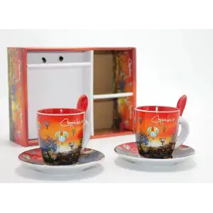 AsilTech Yöresel İkili Fincan Seti Model 3