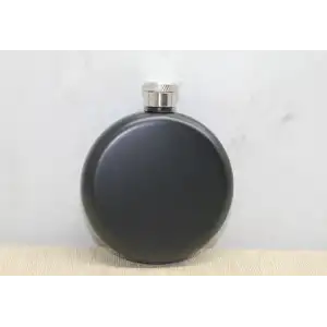 AsilTech Yuvarlak Tekli Matara Siyah