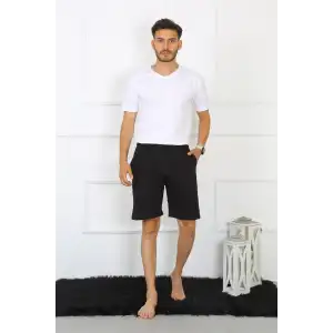 Erkek Pamuk Siyah Şort
