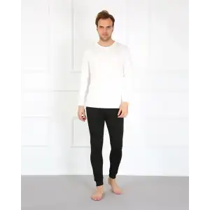 Erkek Pamuk Siyah Tek Alt İçlik