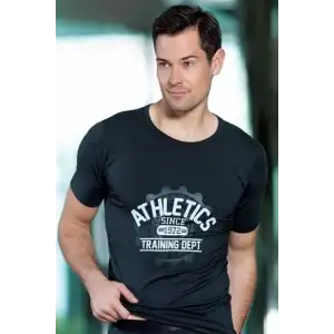 Giyim Berrak Erkek  Athletick Baskılı Tshirt 1036