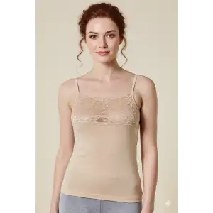 Giyim Berrak Kadın Dantelli İp Askılı Atlet 2046