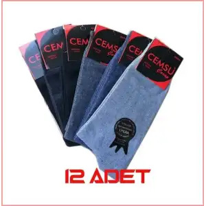 Giyim Cemsu Erkek  Çorabı 12 Adet
