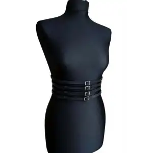 Giyim Deri Bayan Deri Dört Sırakı Bel Kemer - Brf910