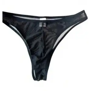 Giyim Erkek  Biyeli Siyah Transparan Brazillian Slip