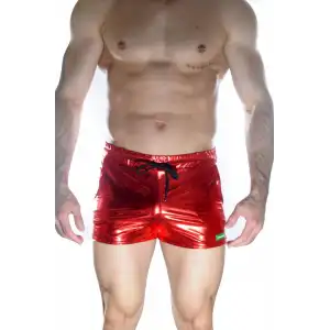 Giyim Erkek Kırmızı Lame Short