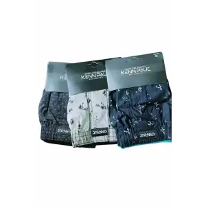 Giyim Kenn Paul Poplin Erkek Boxer Battal Beden 3xl- 3adet