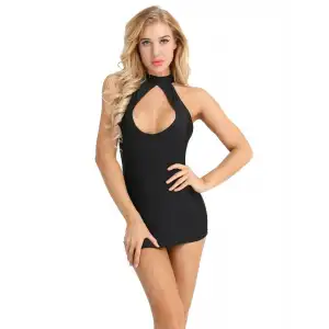 Giyim  Sırt Dekolteli Dar Elbise