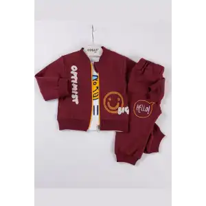 Optimist Nakışlı Erkek Bebek Takım