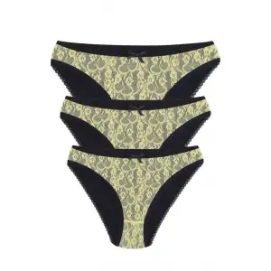 Pamuklu 3lü Külot Lacivert