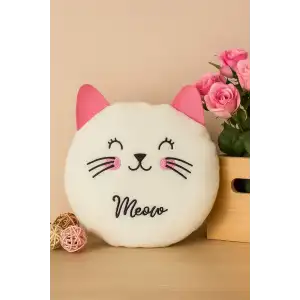 Sevimli Kedi Orta Boy Bebek Çocuk Yastık