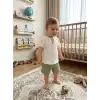 1/4 Yaş Müslin Kumaş Bebek Takımı