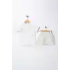 1/5 Yaş Çilek Baskılı Basic Tişörtlü Şortlu Çocuk Takımı