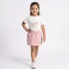 1/5 Yaş Gabardin Etekli Basic Tişört Çocuk Takımı