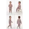 2-3-4-5 Yaş Ceylan Baskılı Penye Çocuk Takımı
