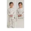2-3-4-5 Yaş Kalp Baskılı Penye Çocuk Takımı
