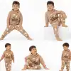 2-5 Yaş Kapşonlu Baskılı 2 Li Çocuk Takımı