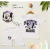 2/5 Yaş Minnie Mouse Baskılı Çocuk Takımı
