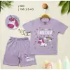 2/5 Yaş Unicorn Baskılı Çocuk Takımı