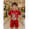 3/6 Yaş Ayıcık Baskılı Çocuk Takımı