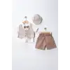 6/18 Ay Yelekli Mevlütlük- Düğünlük Bebek Takımı