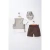 6/18 Ay Yelekli Mevlütlük- Düğünlük Bebek Takımı