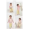 6/24 Ay Bebe Yakalı Penye Bebek Takımı