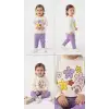 6/24 Ay Çiçek Baskılı Basic Bebek Takımı