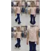 6-7-8 Yaş Kolyeli Full Likra Çocuk Takımı