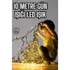 AsilTech 10 Metre Led Işık Saçaklı Dekoratif Şerit Led