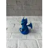 AsilTech 12 cm Mavi Ejderha Figürü Koleksiyonluk Dekoratif Biblo