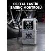 AsilTech 12.000 mAh Akü Takviye Destekli LED Işıklı Araç Kompresörü